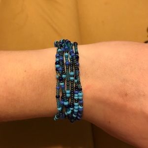 Beaded bracelet/necklace